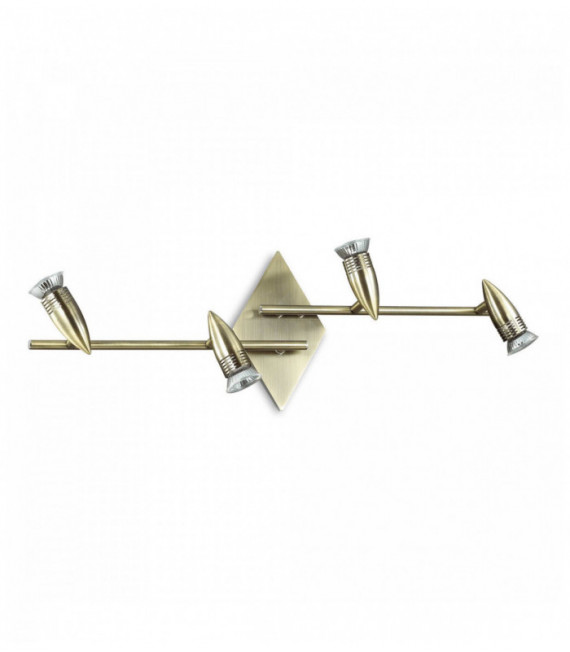 Plafoniera marrone ALFA 4 lampadine