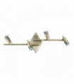 Brown ceiling light ALFA 4 bulbs