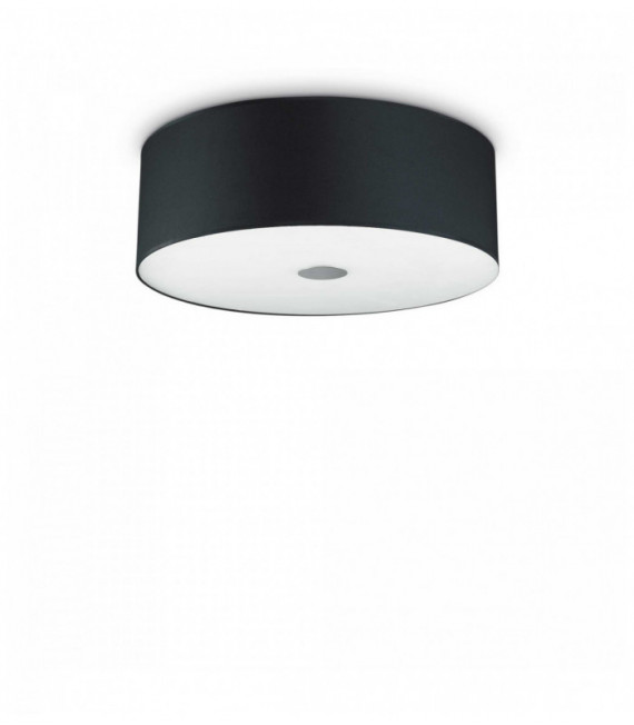 Plafoniera nera WOODY 5 lampadine