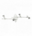 White ceiling light ALFA 4 bulbs
