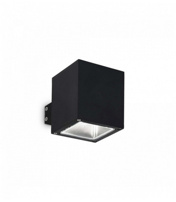 SNIF SQUARE aplique negro 1 bombilla