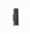 SKY black wall light 2 bulbs
