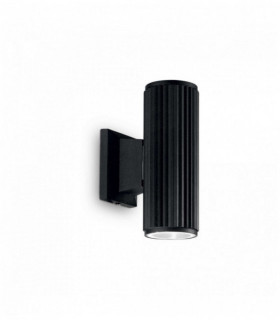 BASE aplique negro 2 bombillas