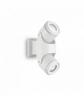 White wall light XENO 2 bulbs