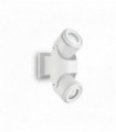 White wall light XENO 2 bulbs