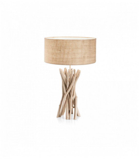 DRIFTWOOD Lampada da tavolo in legno a 1 luce
