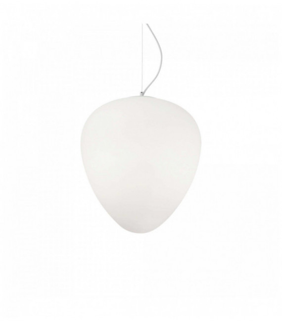 Lampadario PALLADIO bianco 1 Lampadina Diametro 70 Cm