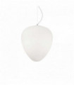 Suspension Blanche PALLADIO 1 ampoule Diamètre 70 Cm