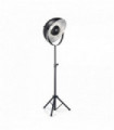 Silver STAGE floor lamp 1 bulb