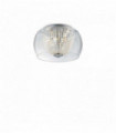 Plafonnier Chrome en cristal AUDIL-61 6 ampoules
