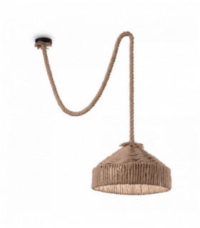 CANAPA Pendente in corda 1 luce