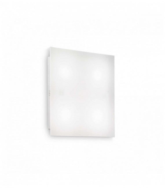 Plafoniera FLAT Bianca 4 Lampadine Diametro 72 Cm