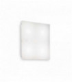 Plafonnier Blanc FLAT 4 ampoules Diamètre 72 Cm