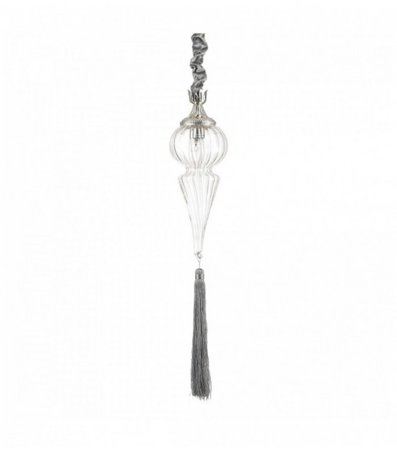HAMMAM silver pendant light 1 bulb