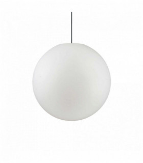 Lámpara colgante blanca SOLE 1 bombilla Diámetro 8 Cm