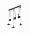 Suspension Noire UP AND DOWN 3 ampoules