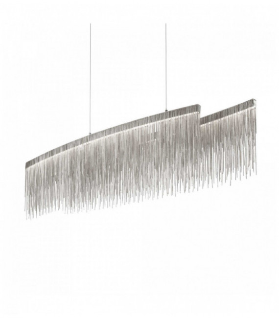 Chrome VERSUS Pendant Lamp 216 bulbs