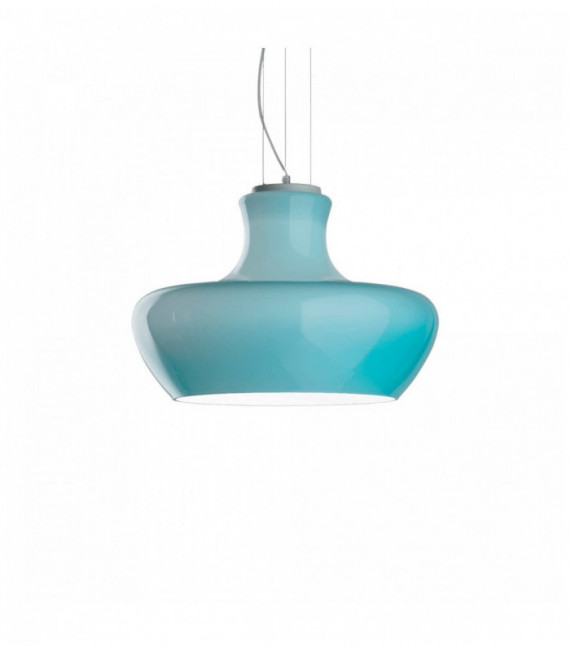 ALADINO Blue Suspension 1 bulb Diameter 45 Cm