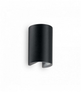 APOLLO black wall light 2 bulbs