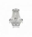 Applique murale Chromée en cristal CAESAR 3 ampoules