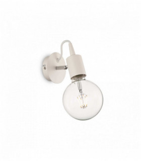 White EDISON 1-light wall light