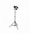 Lampadaire Noir MOVIE 1 ampoule