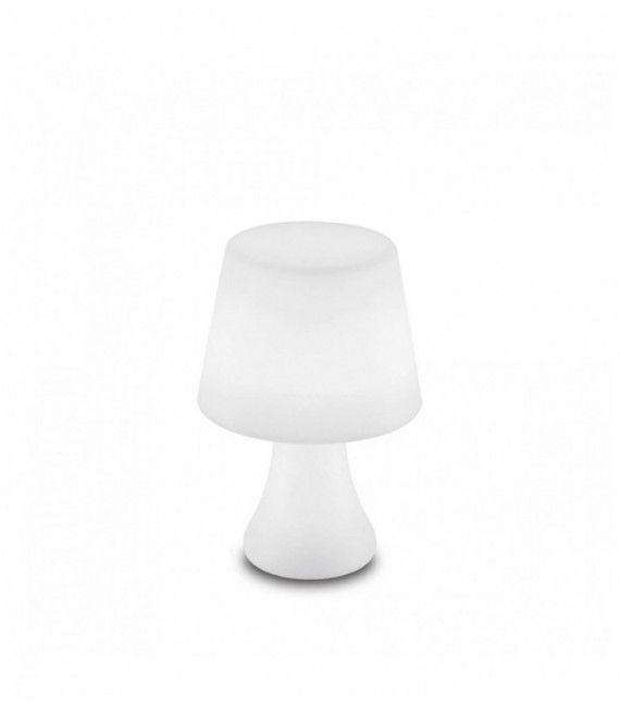 White LIVE 1-light table lamp