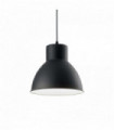 Suspension Noire METRO 1 ampoule