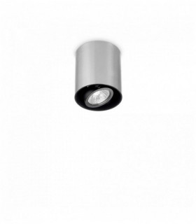 Aluminum ceiling light MOOD 1 bulb