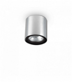 Aluminum ceiling light MOOD 1 aluminum bulb