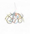 Suspension Multicouleur MULTIFLEX 8 ampoules