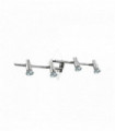 Chrome SLEM ceiling light 4 bulbs