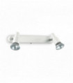 White SLEM 2-light wall light