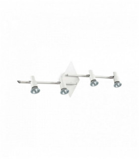 SLEM white ceiling light 4 bulbs