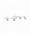 Plafonnier Blanc SLEM 4 ampoules