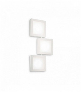 White UNION 3-light wall light