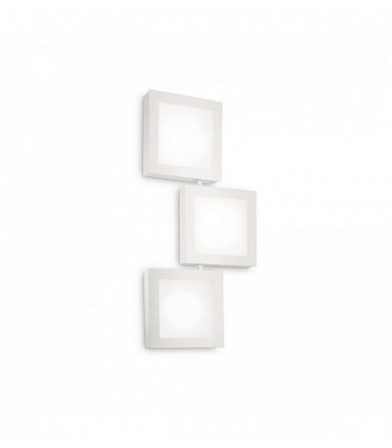 Lámpara de pared UNION blanca con 3 luces