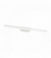 White wall light RIFLESSO 90 bulbs