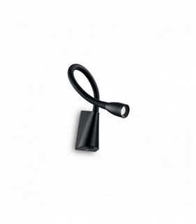 Applique nero GOOSE 1 lampadina
