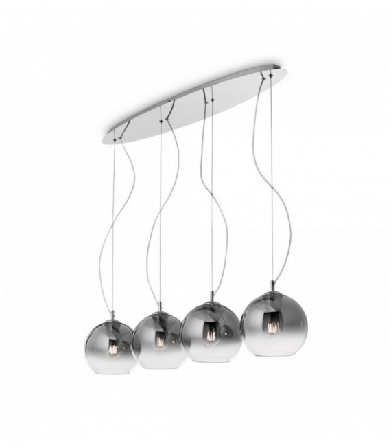 DISCOVERY FADE Chrome Suspension 4 Lampen