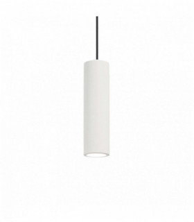 White pendant light OAK 1 bulb Width 42 Cm