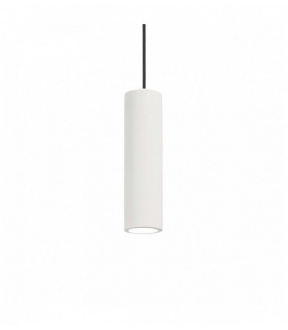 White pendant light OAK 1 bulb Width 42 Cm