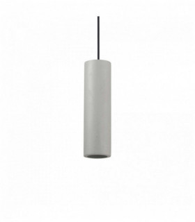 Sospensione ROVERE Cemento 1 Lampadina Larghezza 42 Cm