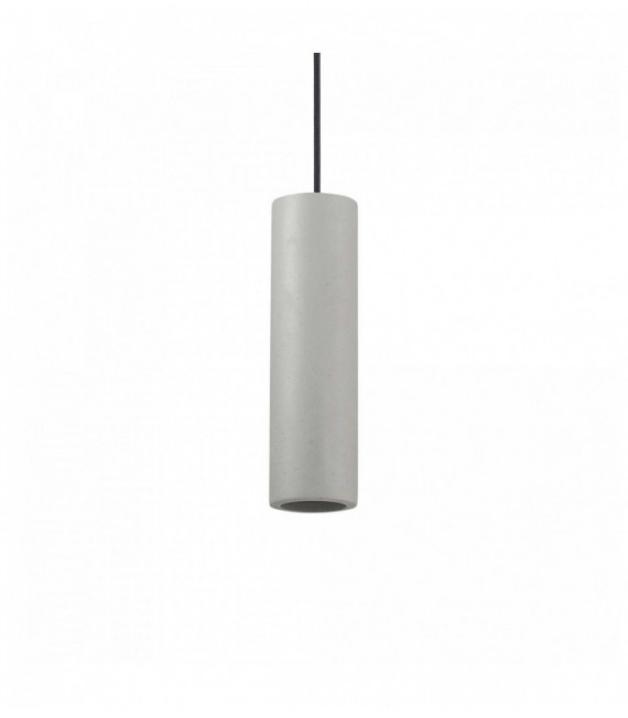 Sospensione ROVERE Cemento 1 Lampadina Larghezza 42 Cm