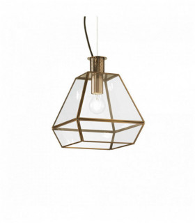 Suspension Brune ORANGERIE 1 ampoule