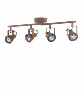 Corten BOB MINI plafón 4 focos
