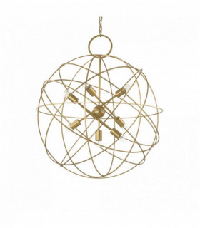 KONSE Golden Pendant Light 7 bulbs