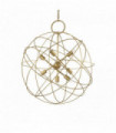 KONSE Golden Pendant Light 7 bulbs