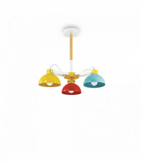 Plafonnier Multicouleur TITTI 3 ampoules