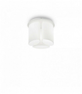 Plafón blanco ALMOND 3 focos